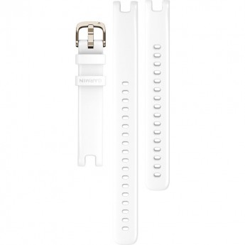 Ремешок сменный GARMIN LILY BANDS (14 MM), WHITE WITH CREAM GOLD HARDWARE